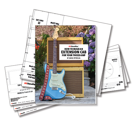 Plans techniques étape par étape gratuits : fabrication d’une enceinte d’extension pour votre ampli en Tweed