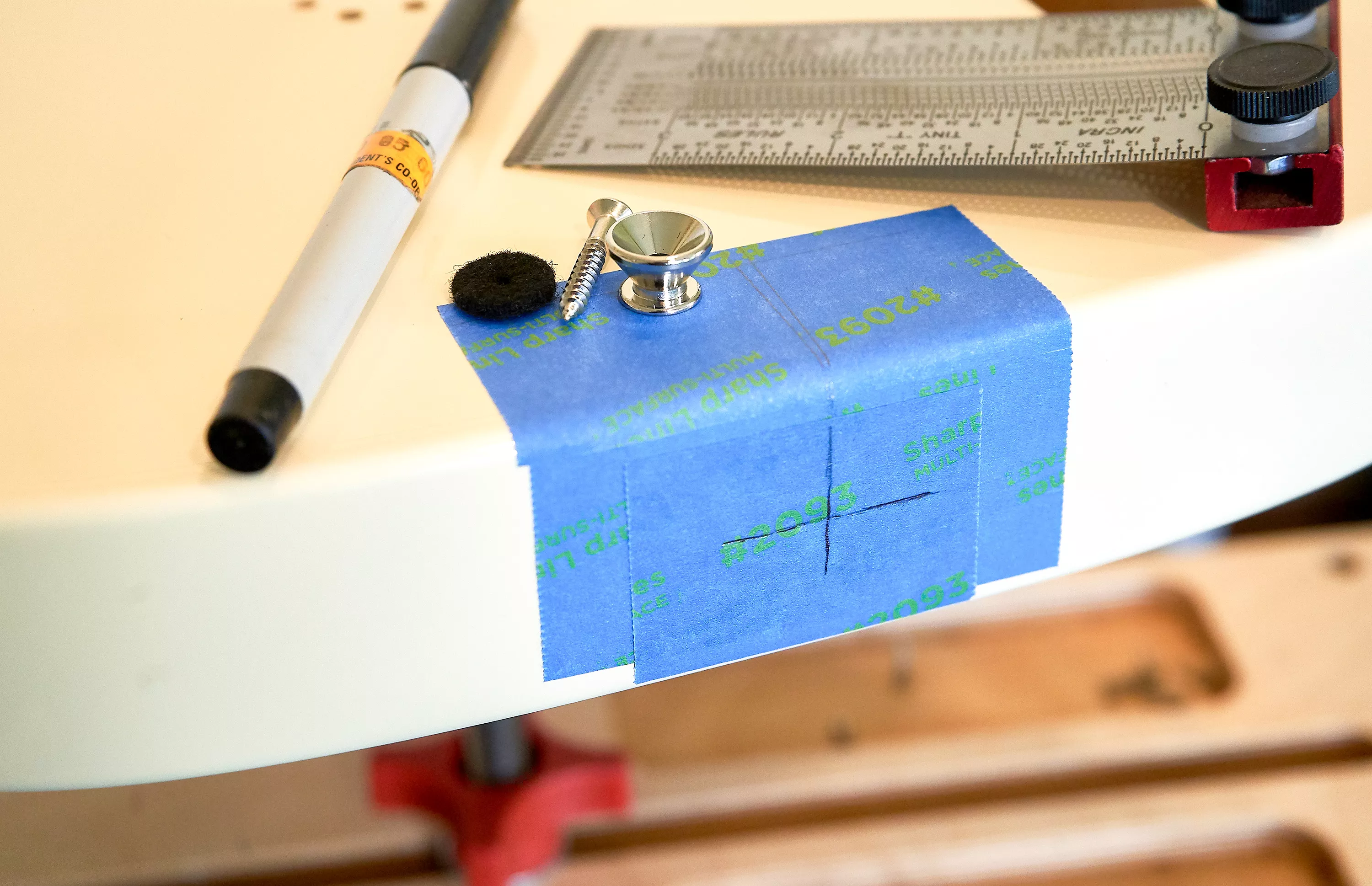 Installation du bouton de la sangle