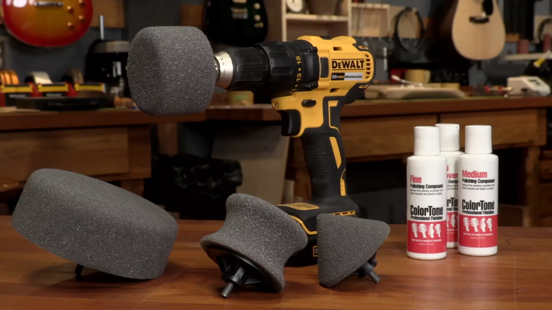 Percer le polissage avec des composés de polissage