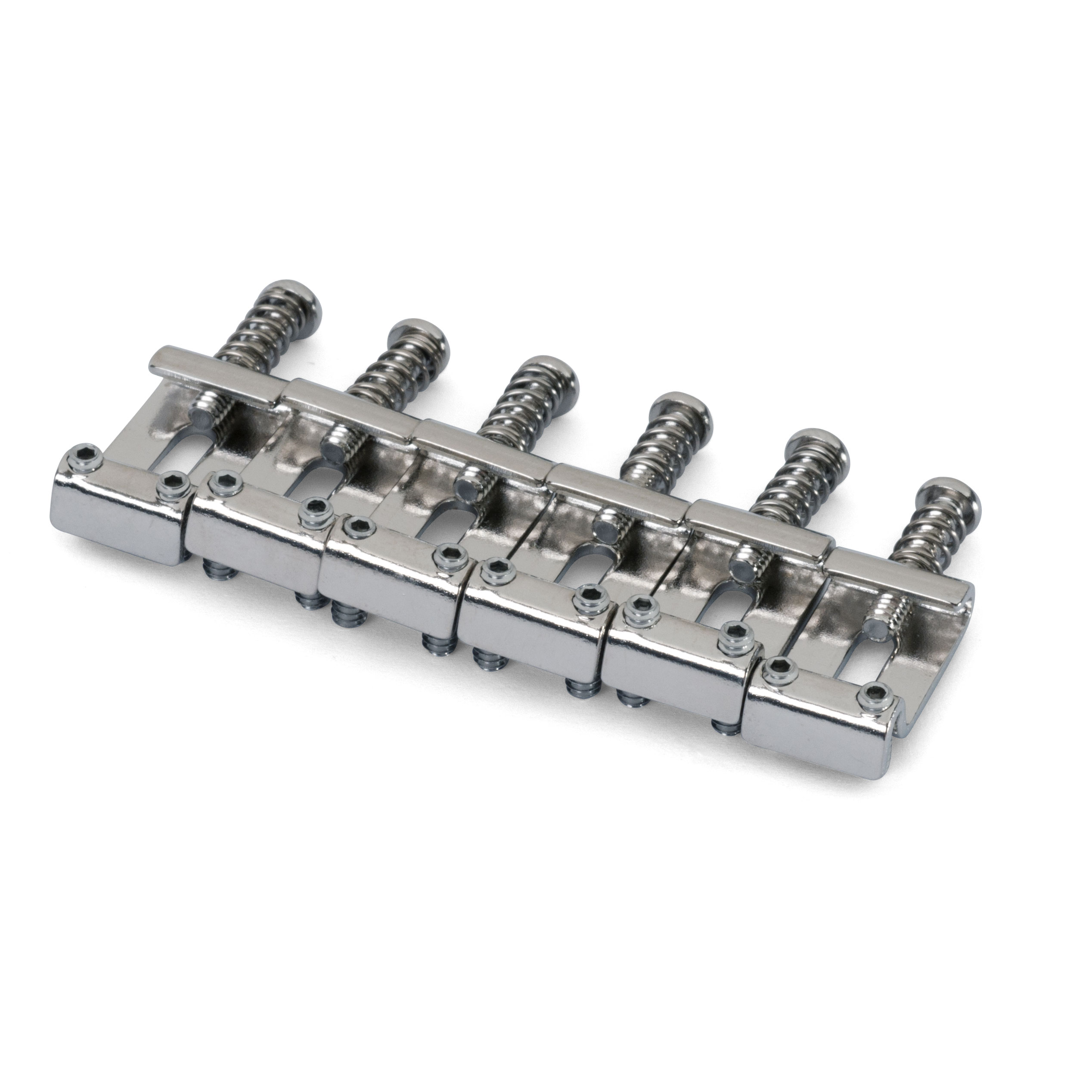 Selles Tremolo traditionnelles pour Strat, Chrome, jeu de 6