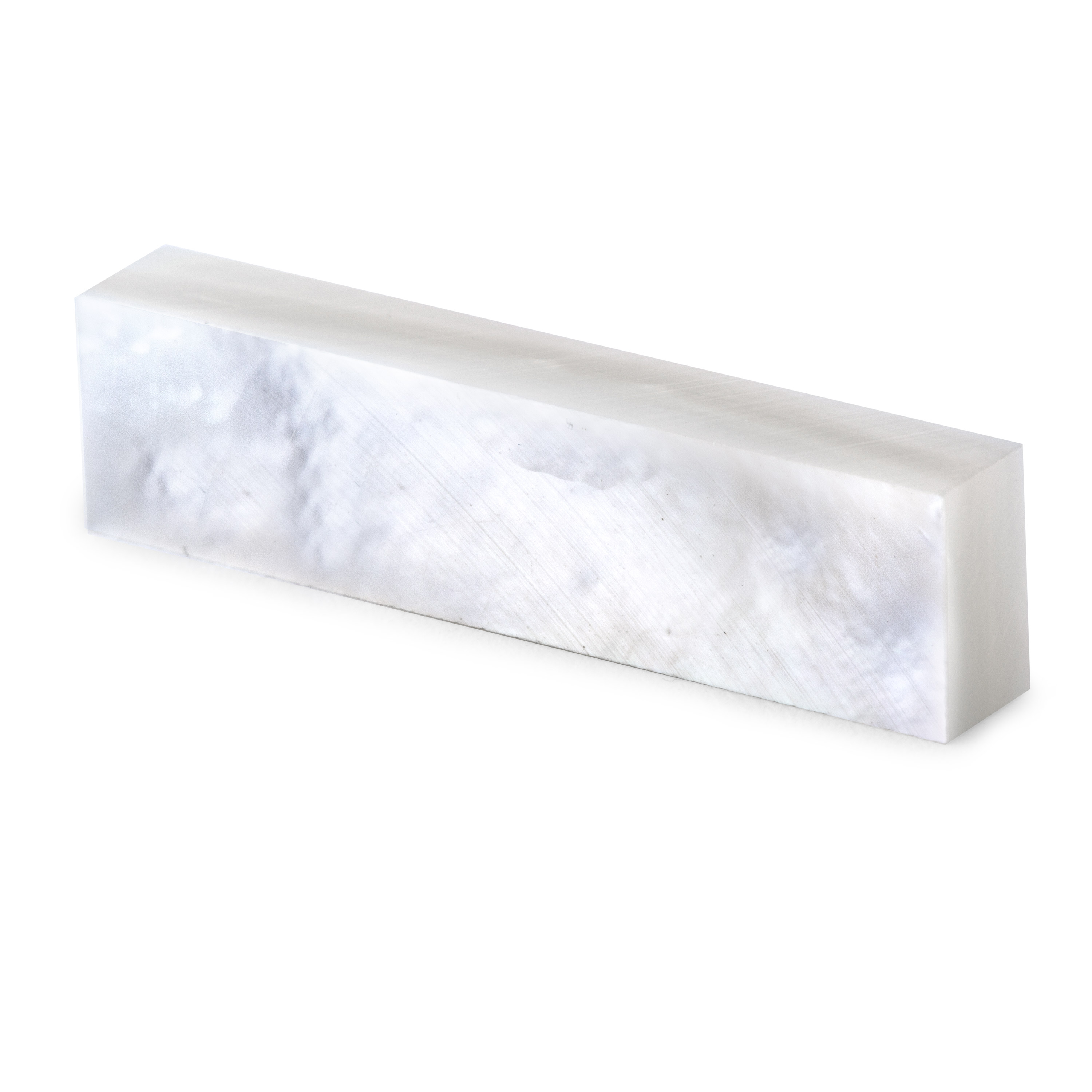 Écrou en nacre blanc