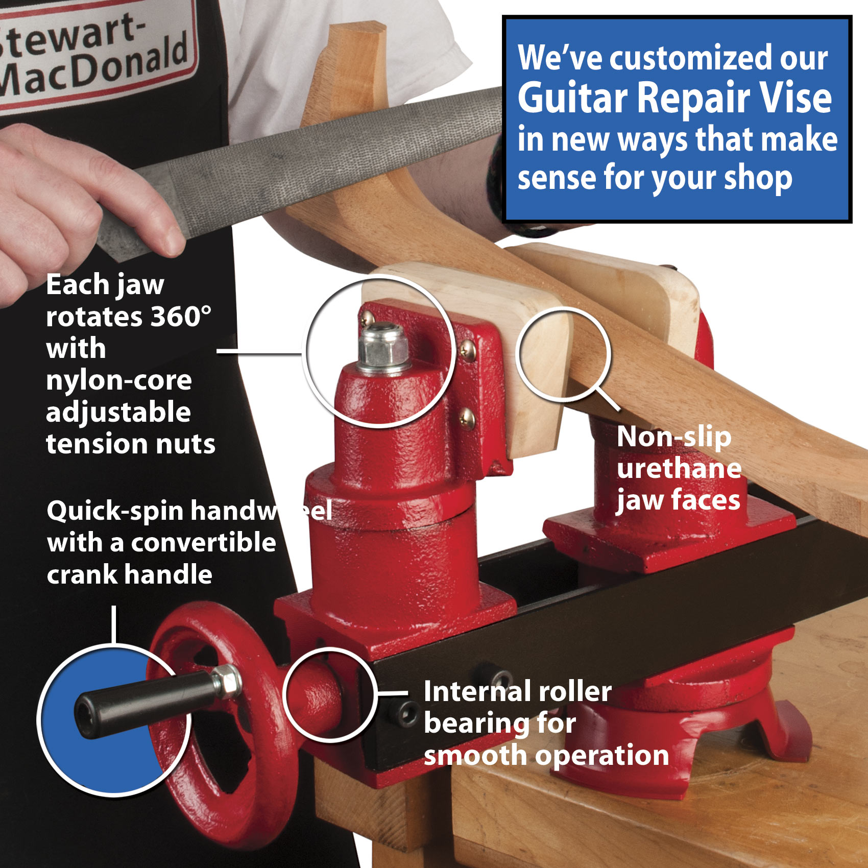 Étau de réparation de guitare Étau de réparation de guitare