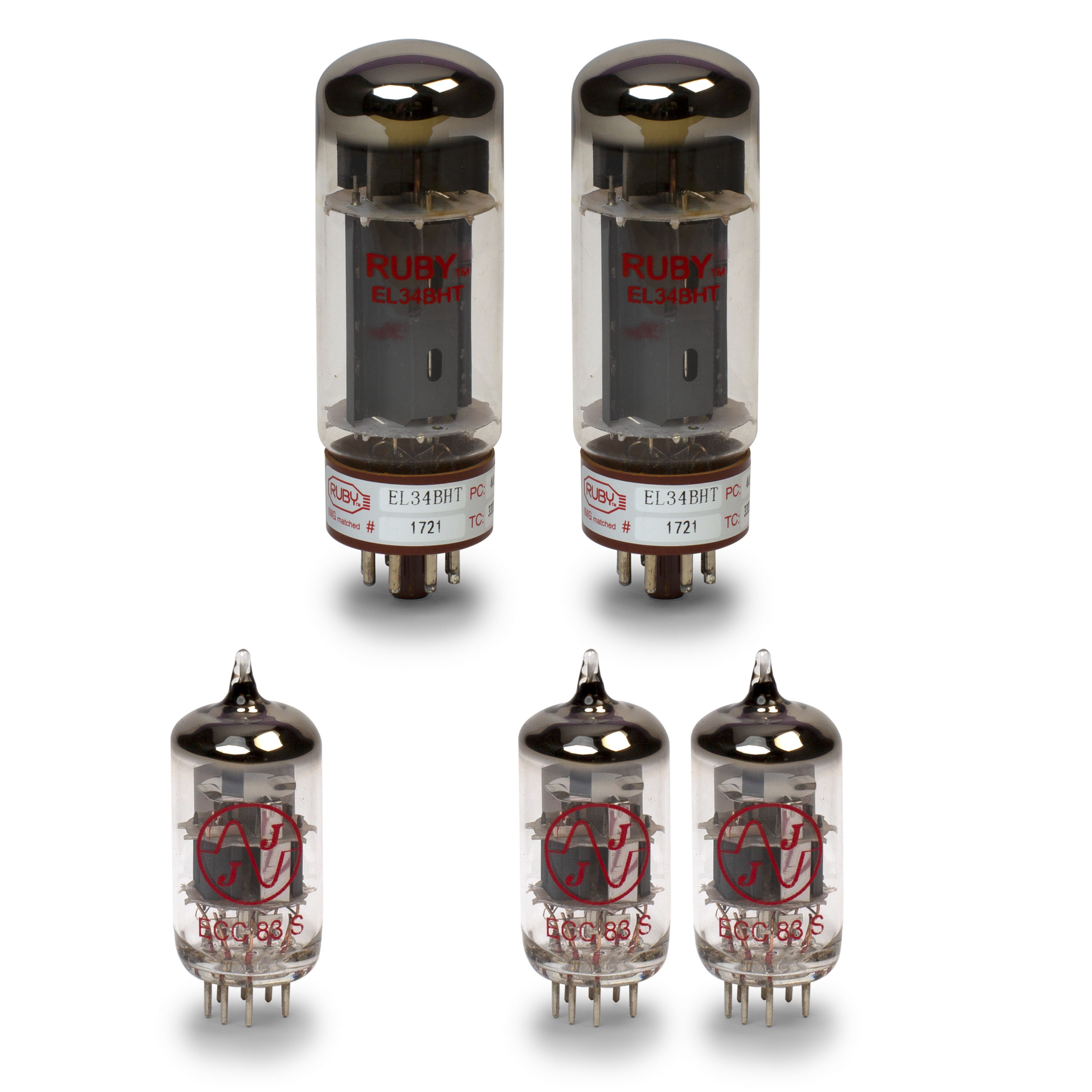 Ensemble de tubes Marshall JCM 900 (50 watts) avec tubes d’alimentation assortis Ensemble de tubes Marshall JCM 900 (50 watts) avec tubes d’alimentation assortis