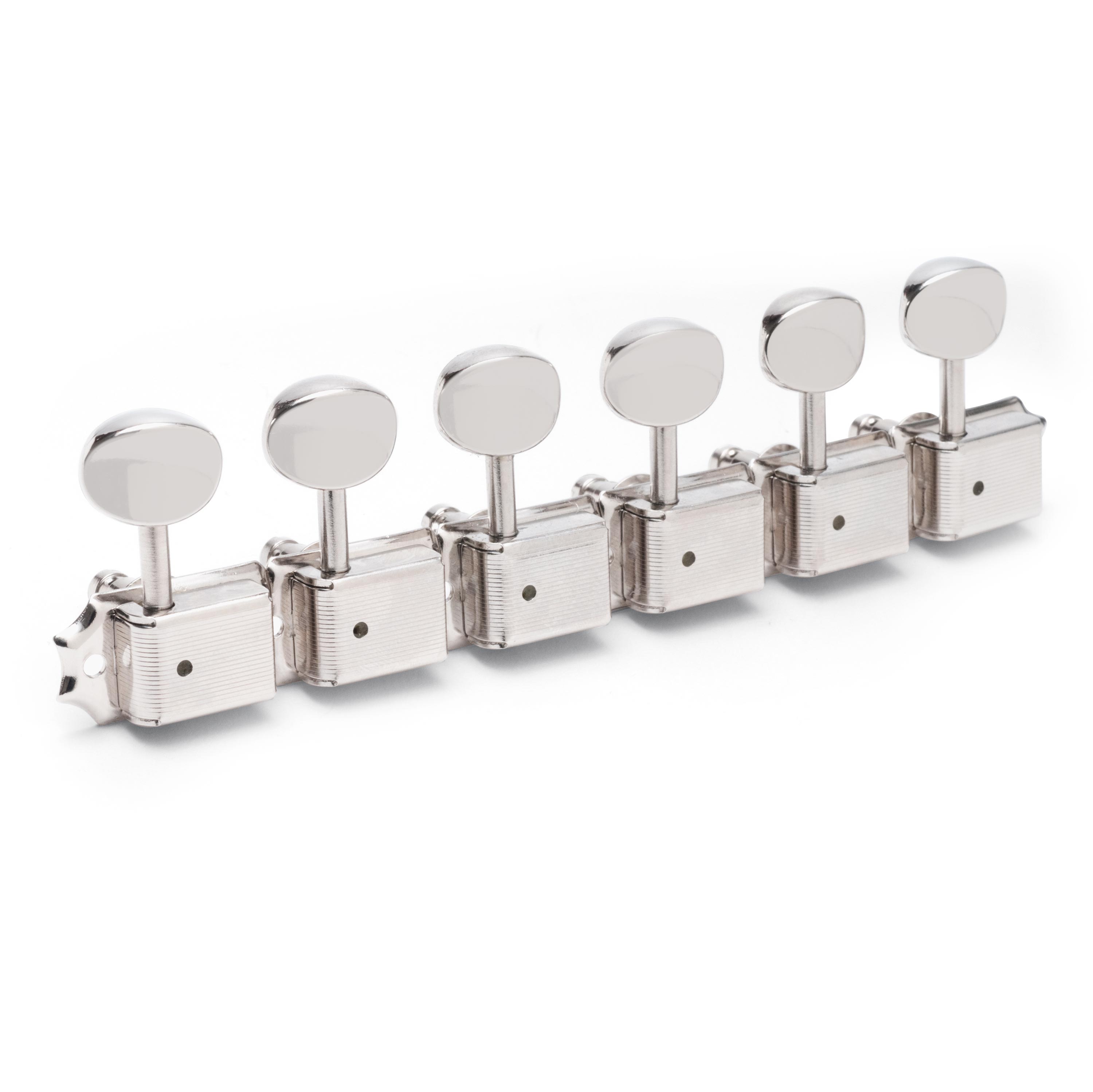 6 mécaniques bloquantes en ligne Gotoh avec tête ovale vintage