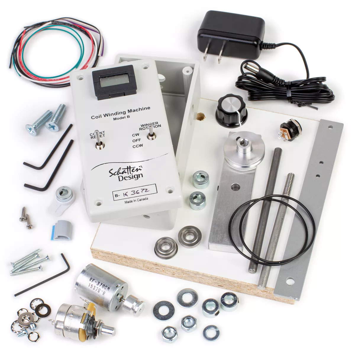 Enrouleur d'enlèvement Build-Your-Own, 110 volts Enrouleur d'enlèvement Build-Your-Own, 110 volts