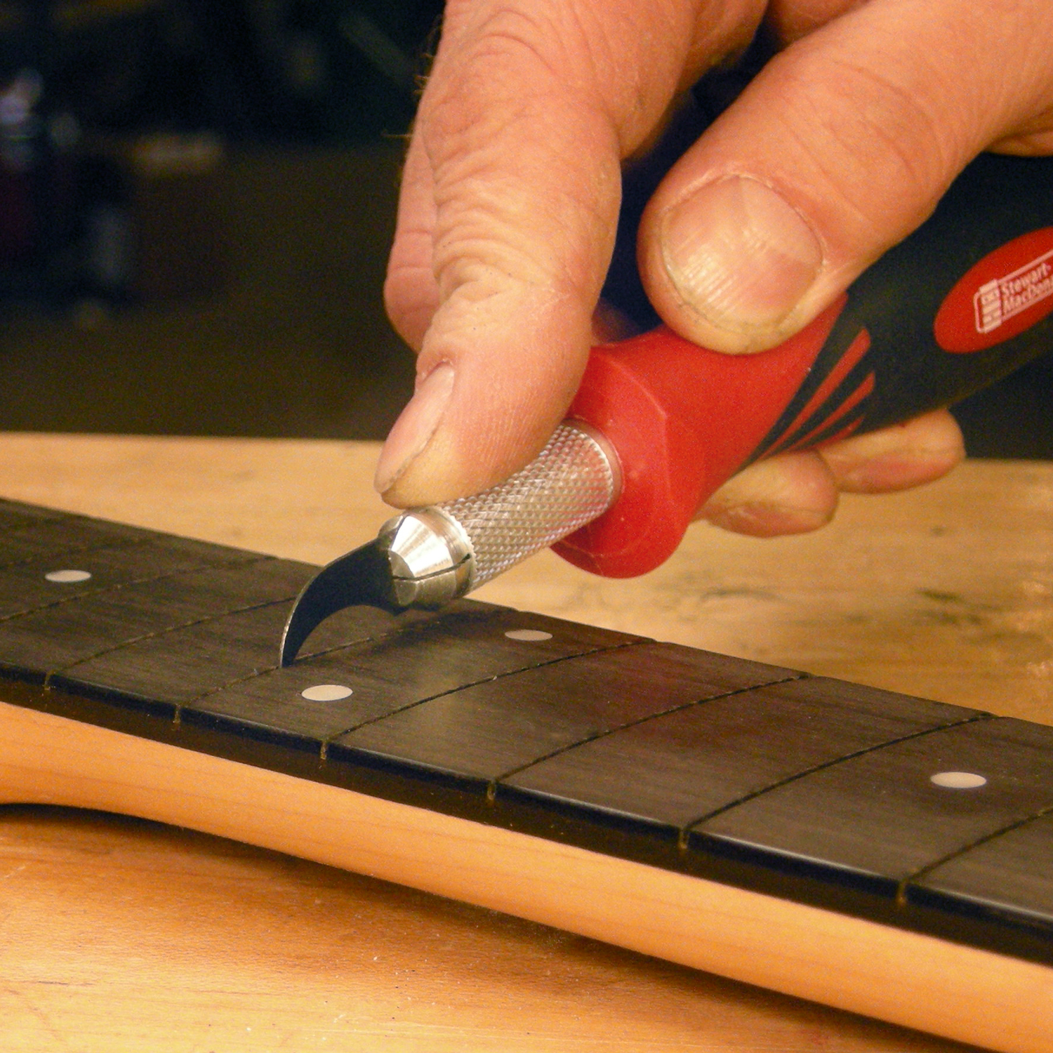 Ensemble d’outils de nettoyage des rainures de frettes Ensemble d’outils de nettoyage des rainures de frettes