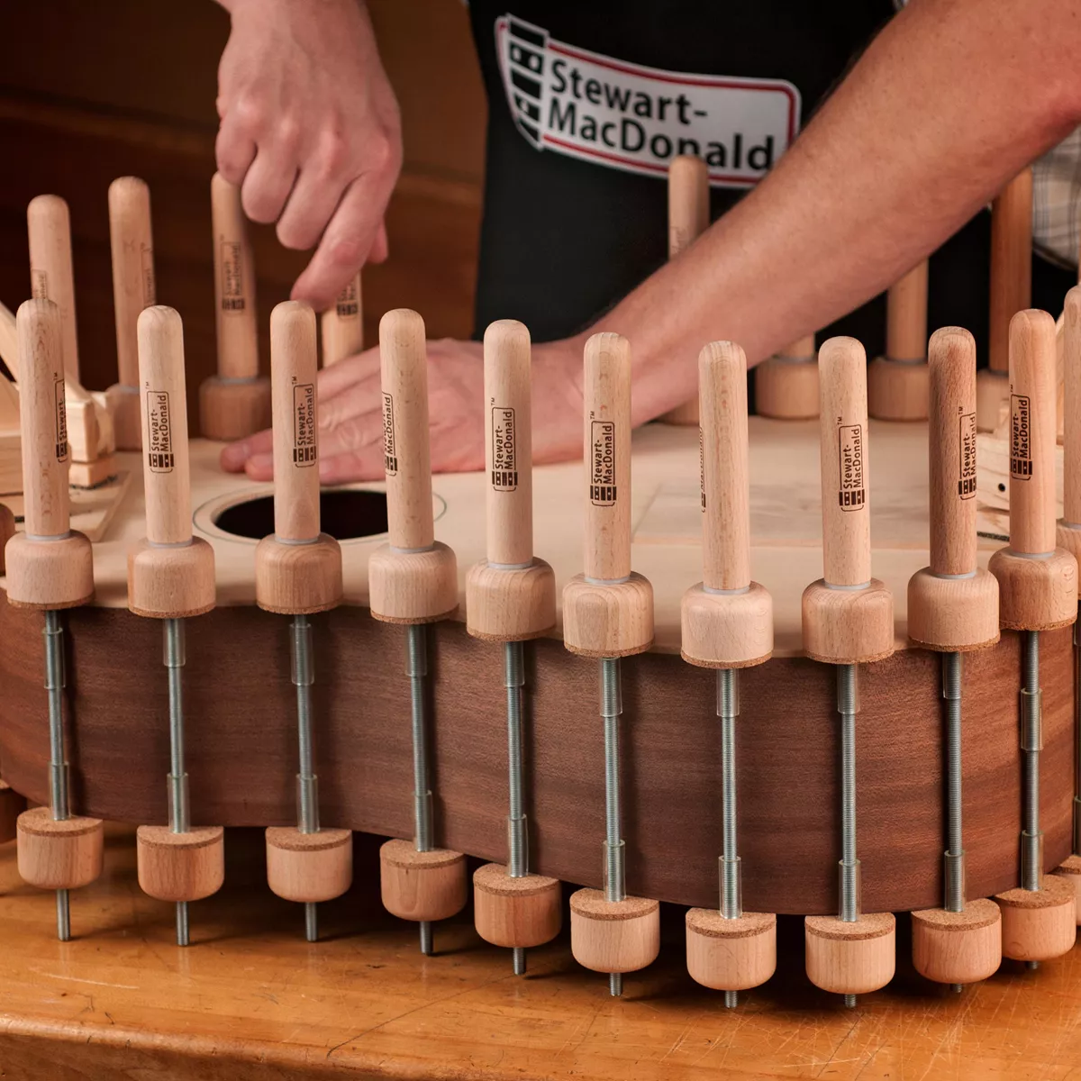 Attache à tiroir StewMac - Jeu de 6 Attache à tiroir StewMac - Jeu de 6