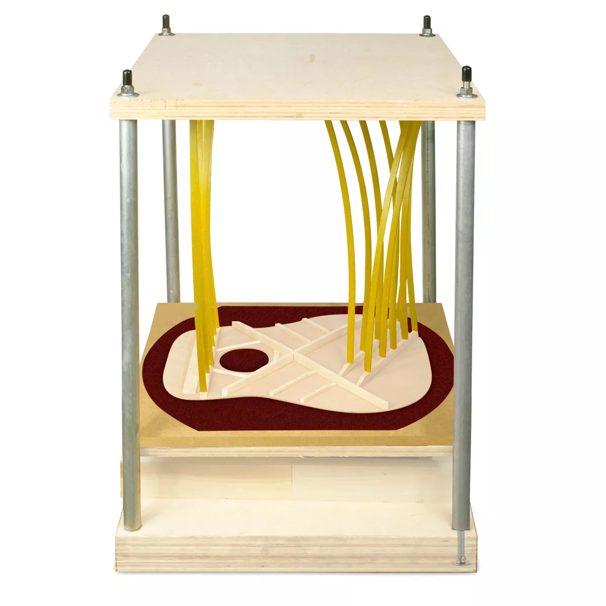 Système de serrage de barre de guidage pour Martin Guitar Système de serrage de barre de guidage pour Martin Guitar