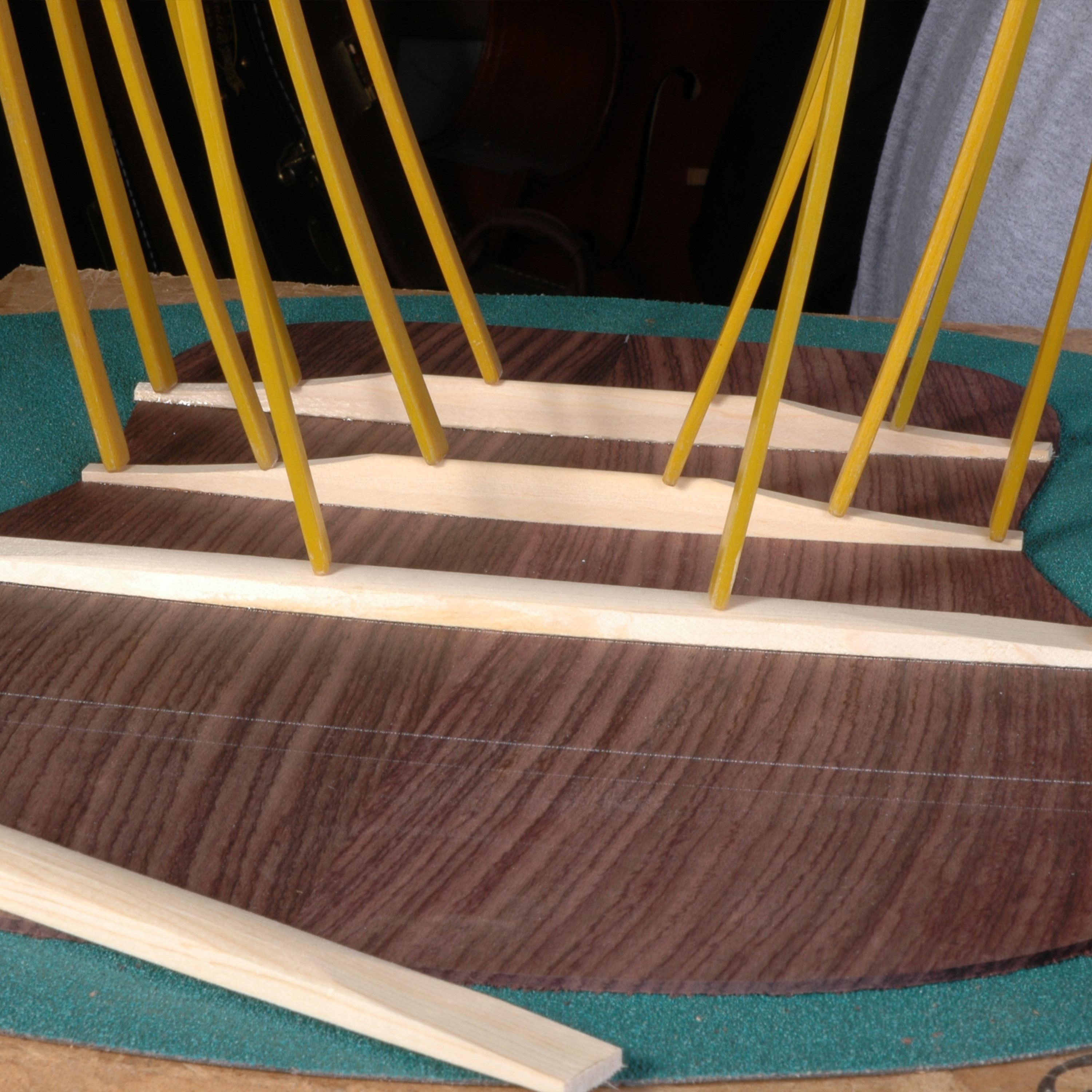 Système de serrage de barre de guidage pour la guitare moderne