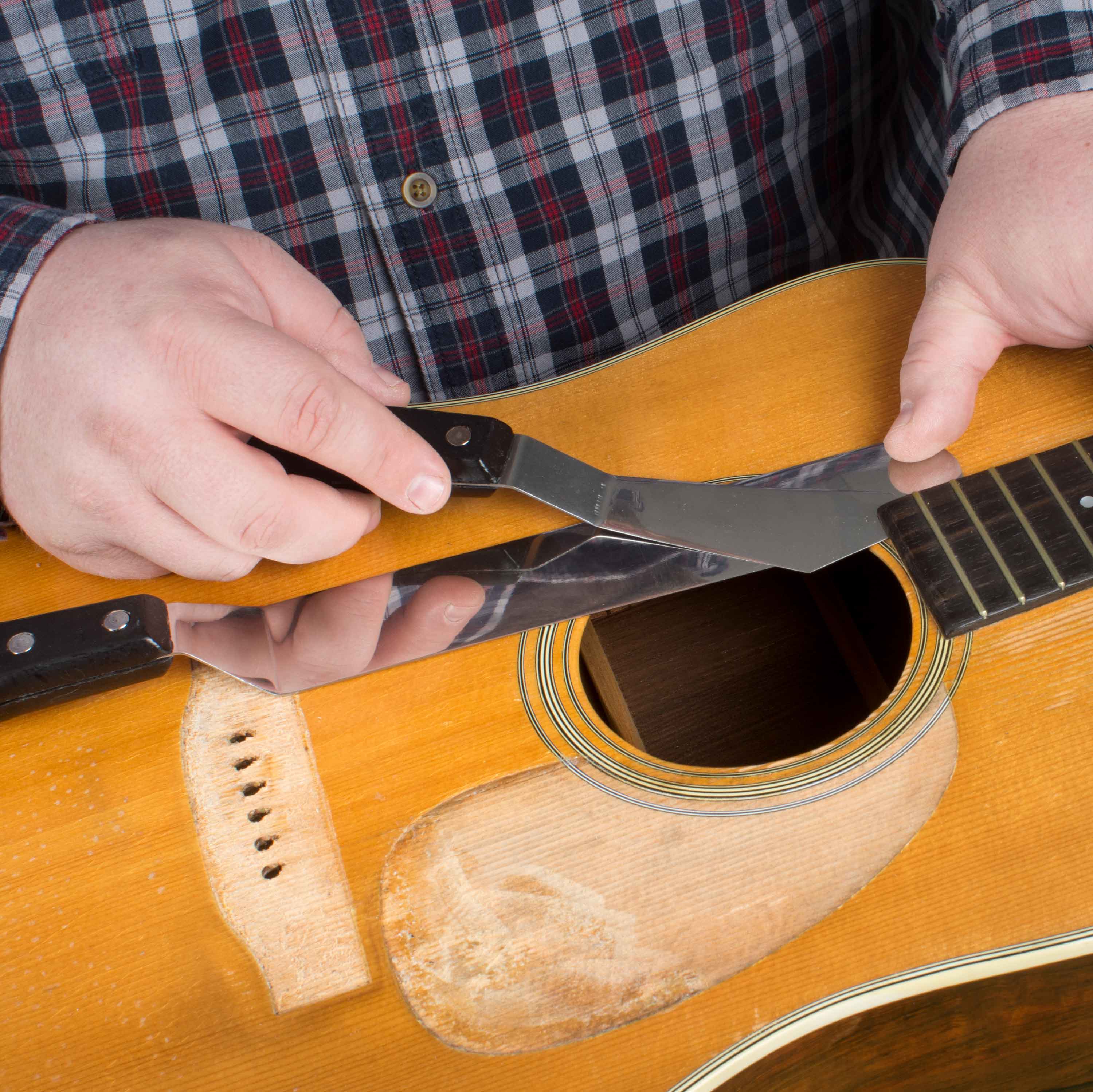 Couteaux de la palette de réparation de guitare, lot de 7