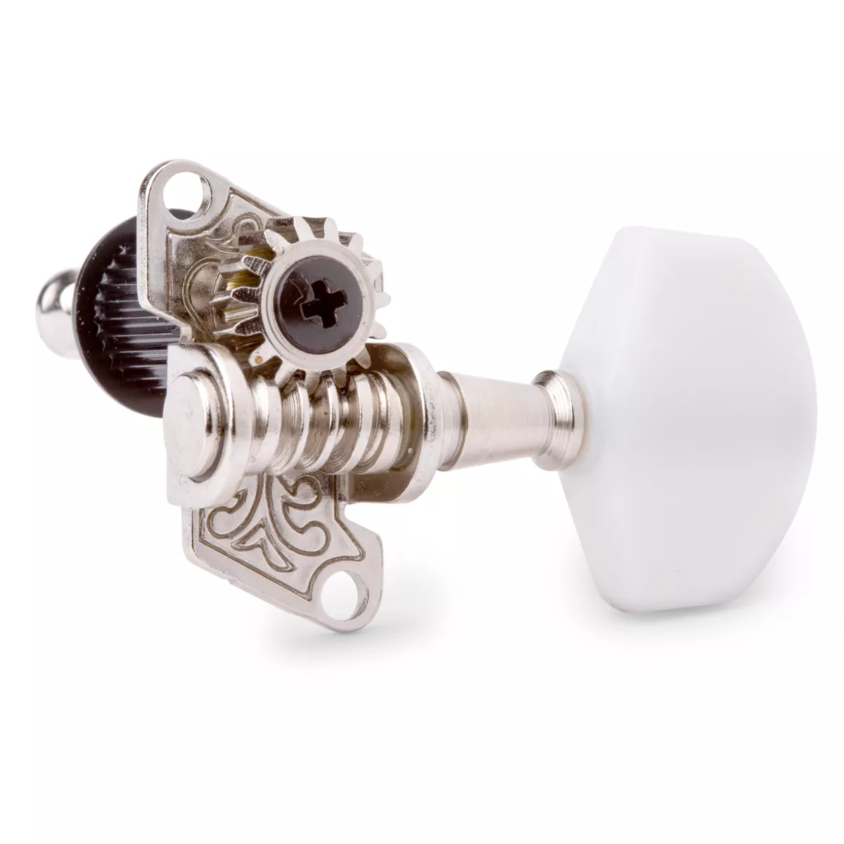 Economy Banjo Tuners, nickel, lot de 5 Economy Banjo Tuners, nickel, lot de 5