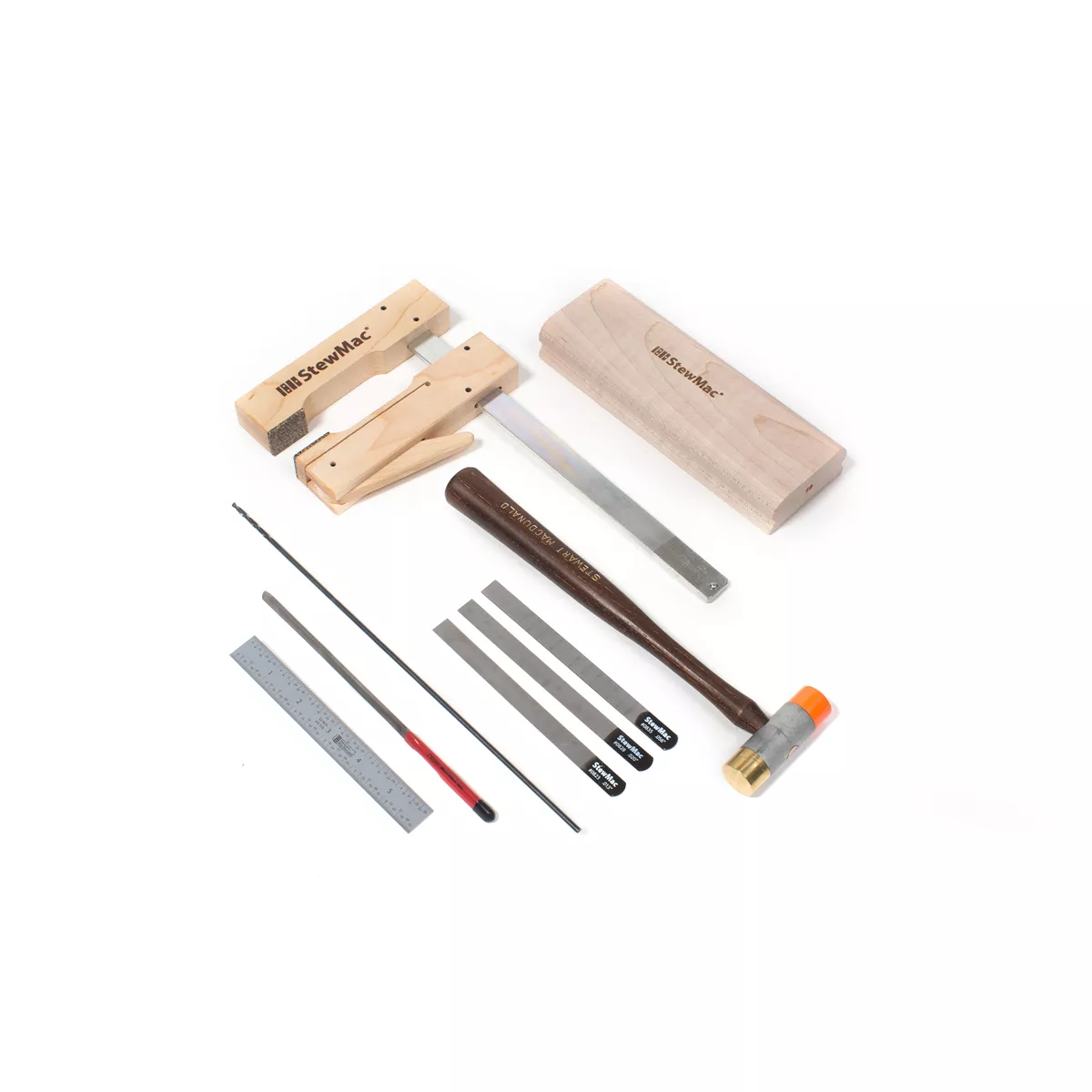 Ensemble d’outils pour guitares électriques en kit - Manche vissé Ensemble d’outils pour guitares électriques en kit - Manche vissé