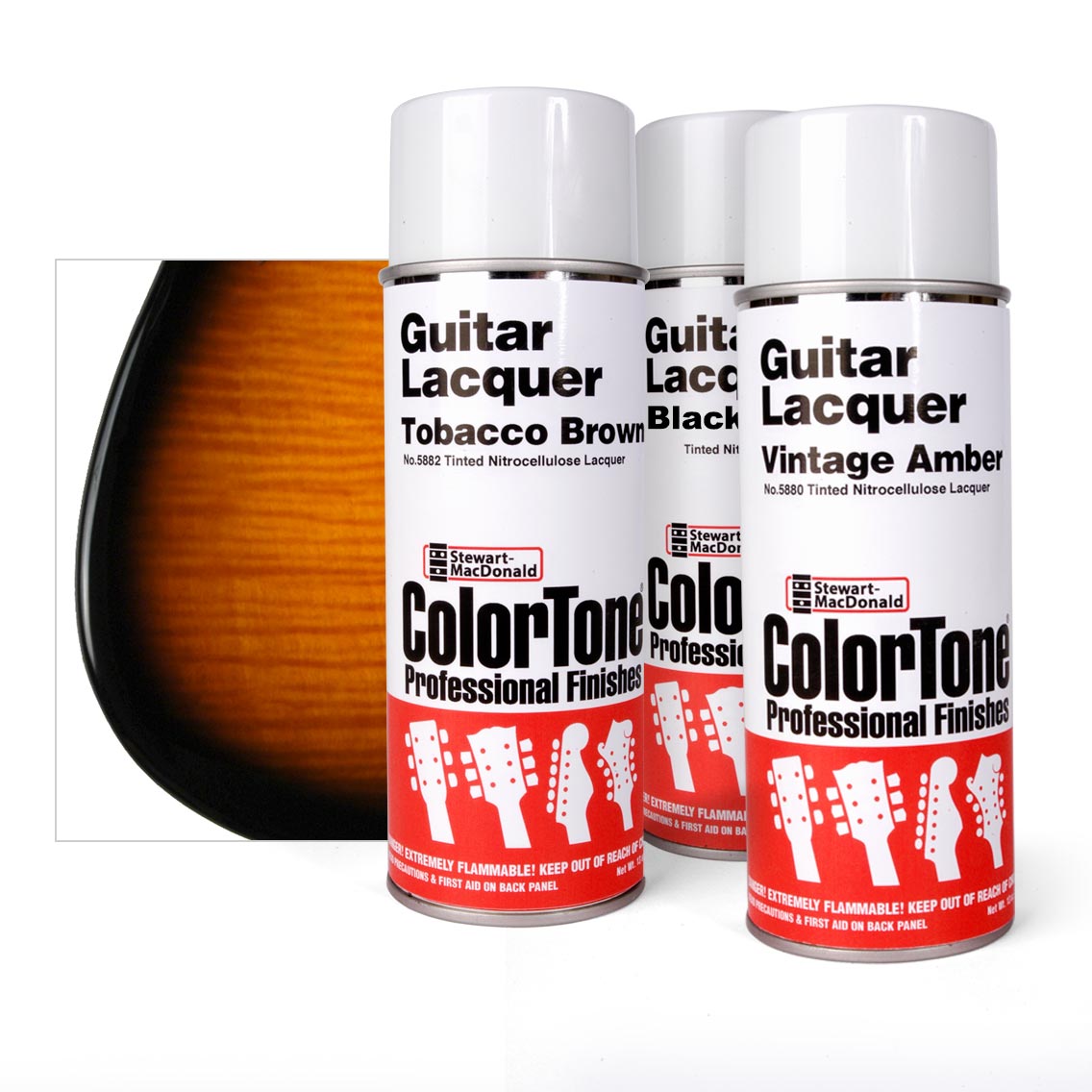Kit de pulvérisateur ColorTone Tobacco Sunburst bicolore