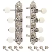 Machines Waverly Mandolin style F avec boutons ivoroïdes, nickel vif