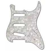 Strat plaque de protection, Pearloid / blanc / noir / menthe