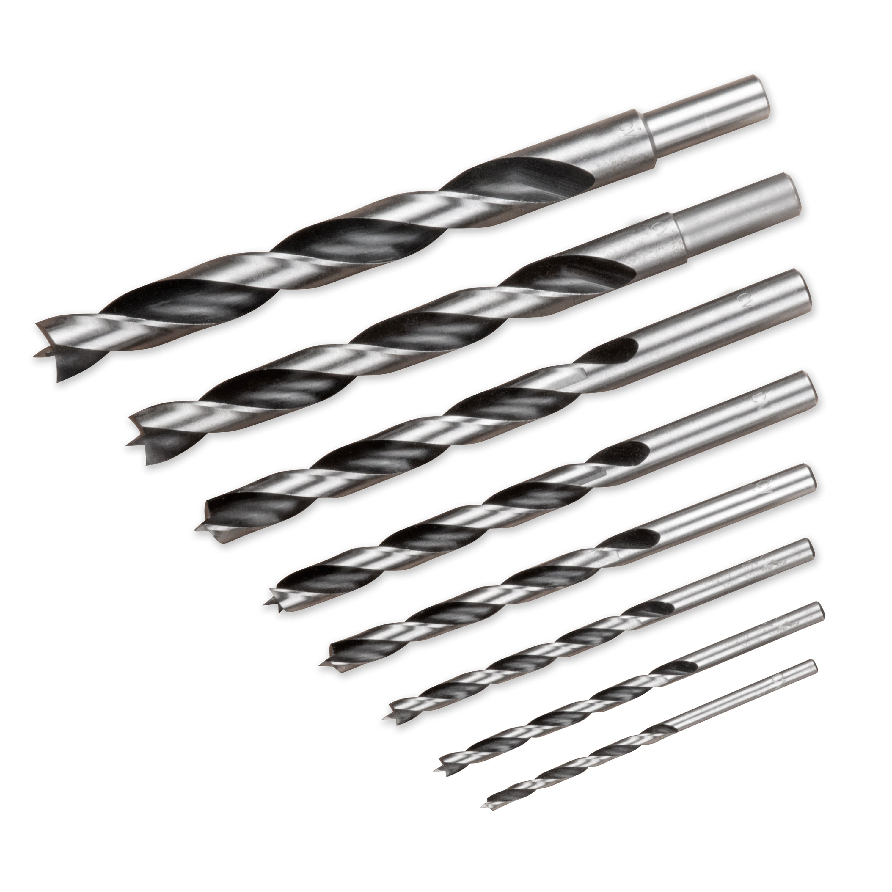 Fisch Brad Point Drill Bits, Metric set of 8