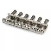 Highwood Contoured Vintage Saddles pour Strat - Lot de 6, Nickel, 2-1/16