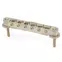 Pont Gotoh Tune-o-matic avec montants standard, nickel relique Pont Gotoh Tune-o-matic avec montants standard, nickel relique