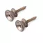 Boutons de sangle, nickel relique, jeu de 2 Boutons de sangle, nickel relique, jeu de 2