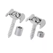 Dispositifs de retenue Corde de guitare, Chrome, jeu de 2