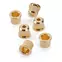 Ferrules Corde de guitare, Or, lot de 6 Ferrules Corde de guitare, Or, lot de 6