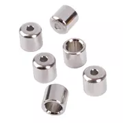 Ferrules Corde de guitare Flush-fit, Chrome, lot de 6