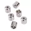 Ferrules Corde de guitare Flush-fit, Chrome, lot de 6 Ferrules Corde de guitare Flush-fit, Chrome, lot de 6