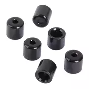 Ferrules Corde de guitare Flush-fit, Noires, lot de 6