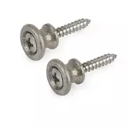 Boutons de sangle pour Gibson, aluminium Relic, jeu de 2