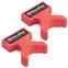 Support de poche StewMac, lot de 2, rouge Support de poche StewMac, lot de 2, rouge