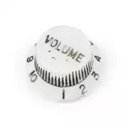 Bouton Strat, volume, finition vieillie blanche