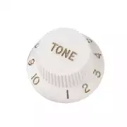Bouton Strat, ton sur ton, blanc