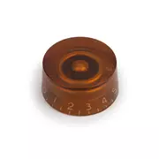 Bouton de vitesse, ambré, pour axe rotatif de potentiomètre moleté fin (CTS)