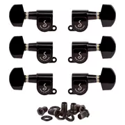 Machines à guitare Schaller M-6 3+3 , noires