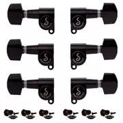 Machines à guitare Schaller M-6 Mini 3+3 , Noir