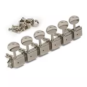 Tuners 6-In-Line à bouton ovale de style vintage Gotoh, nickel