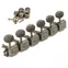 Tuners 6-In-Line à bouton ovale de style vintage Gotoh, nickel relique Tuners 6-In-Line à bouton ovale de style vintage Gotoh, nickel relique