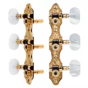 Machines à guitare Schaller 3-On-Plate, Or, 3L/3R