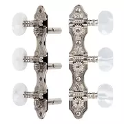 Machines à guitare Schaller 3-On-Plate, nickel, 3L/3R