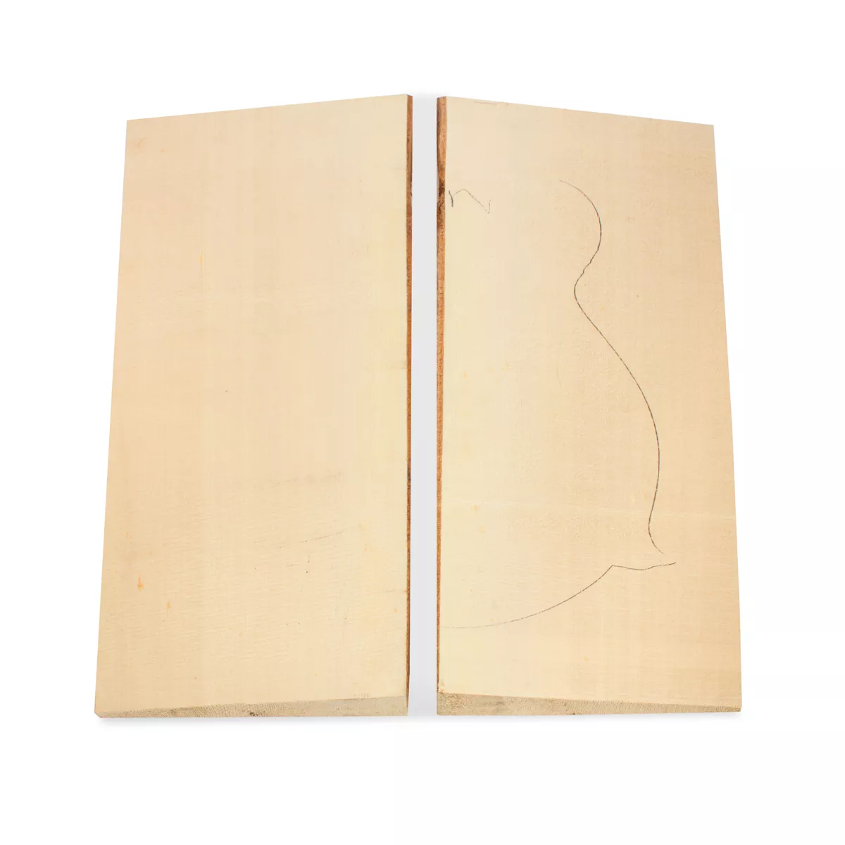 Bois de tête d’épicéa rouge Old Growth pour mandolin ou violon Bois de tête d’épicéa rouge Old Growth pour mandolin ou violon