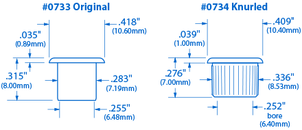 19,0s-style Bagues Tuner