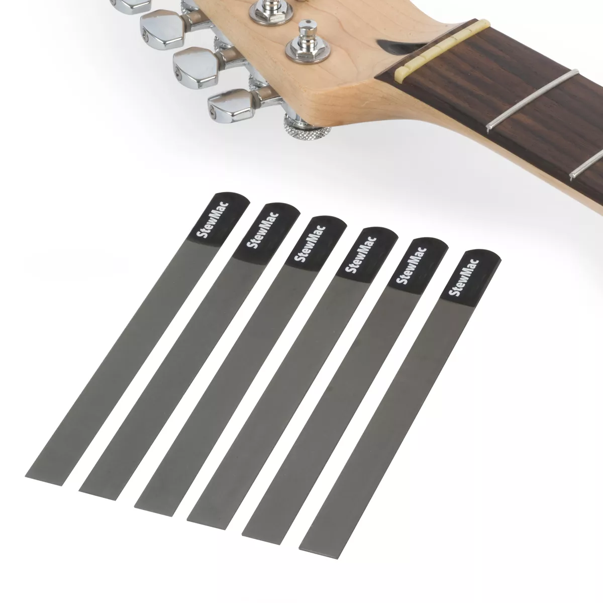 Kit de limes de rainurage de sillet avec jauge pour guitare électrique Kit de limes de rainurage de sillet avec jauge pour guitare électrique
