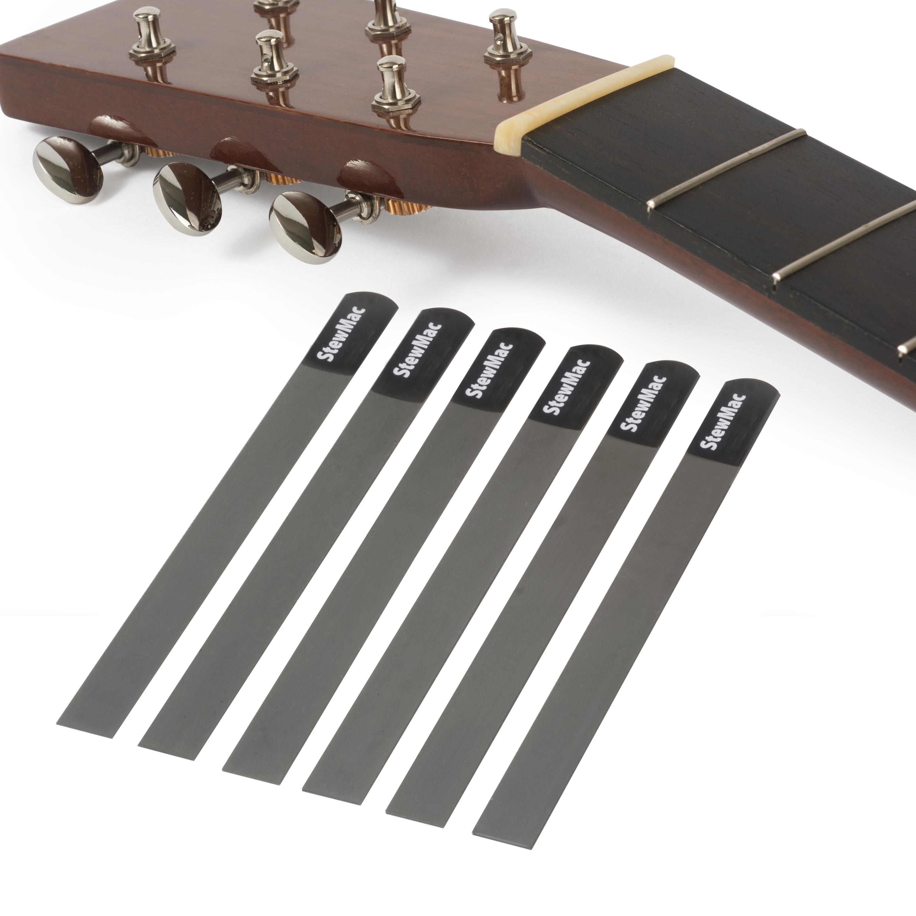 Kit de limes de rainurage de sillet avec jauge pour guitare acoustique