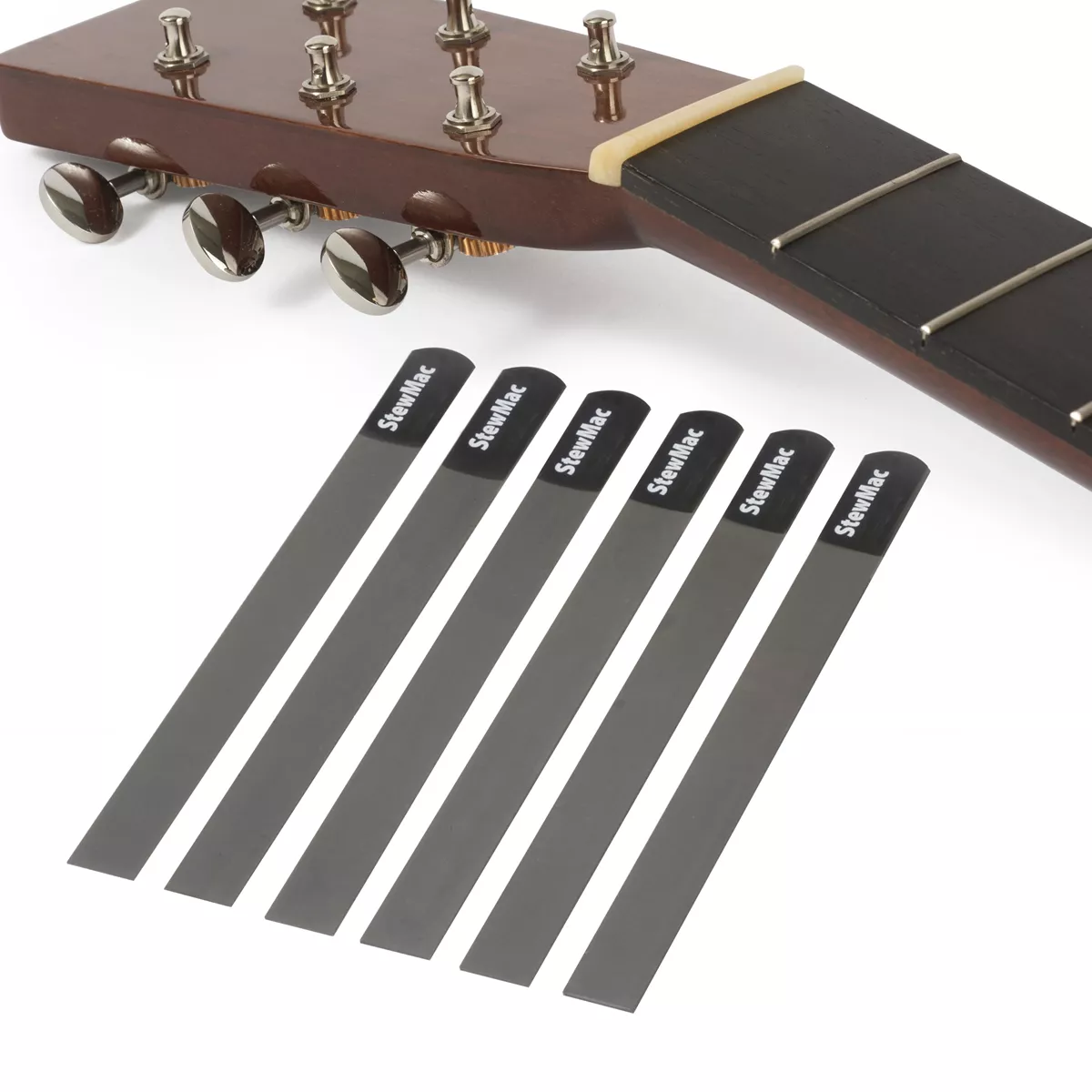 Kit de limes de rainurage de sillet avec jauge pour guitare acoustique Kit de limes de rainurage de sillet avec jauge pour guitare acoustique