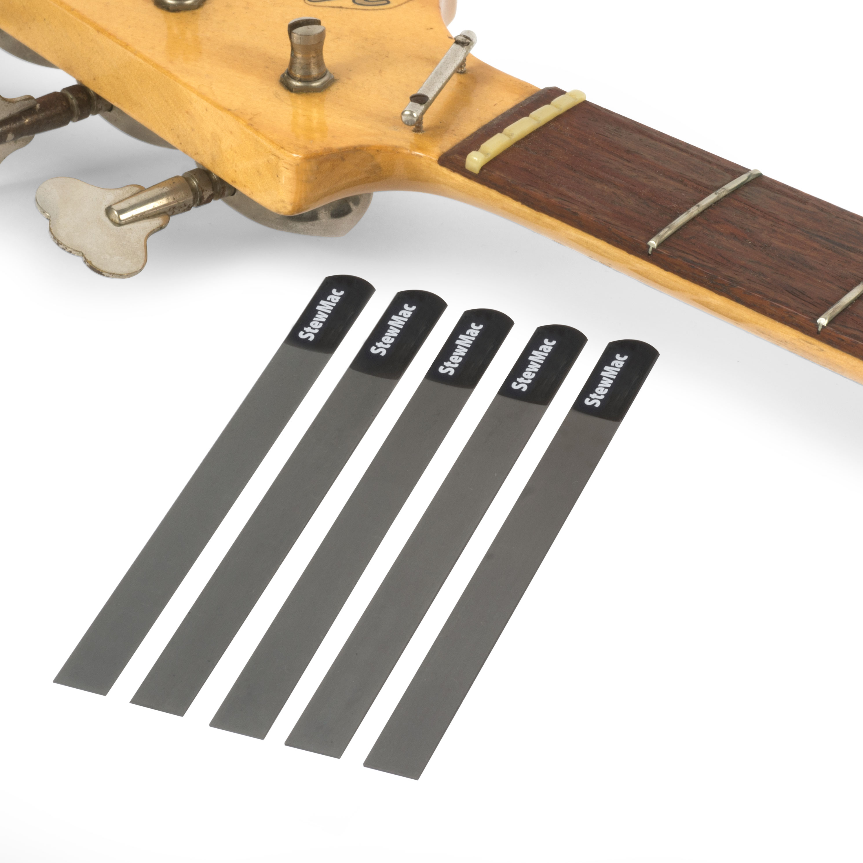 Kit de limes de rainurage de sillet avec jauge pour basse