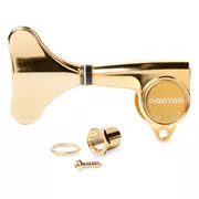 mécaniques de basses compact Gotoh individuel, doré, mécaniques droite
