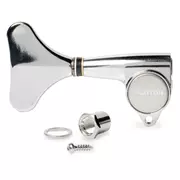 mécaniques de basses compact Gotoh individuel, chrome, mécaniques droite