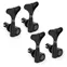 Tuner basse compact Gotoh, Jeu de 2L+2R , Noir, 2L/2R Tuner basse compact Gotoh, Jeu de 2L+2R , Noir, 2L/2R