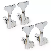 Gotoh Compact Tuner basses mécaniques, 2L+2R Set, Chrome, 2L/2R