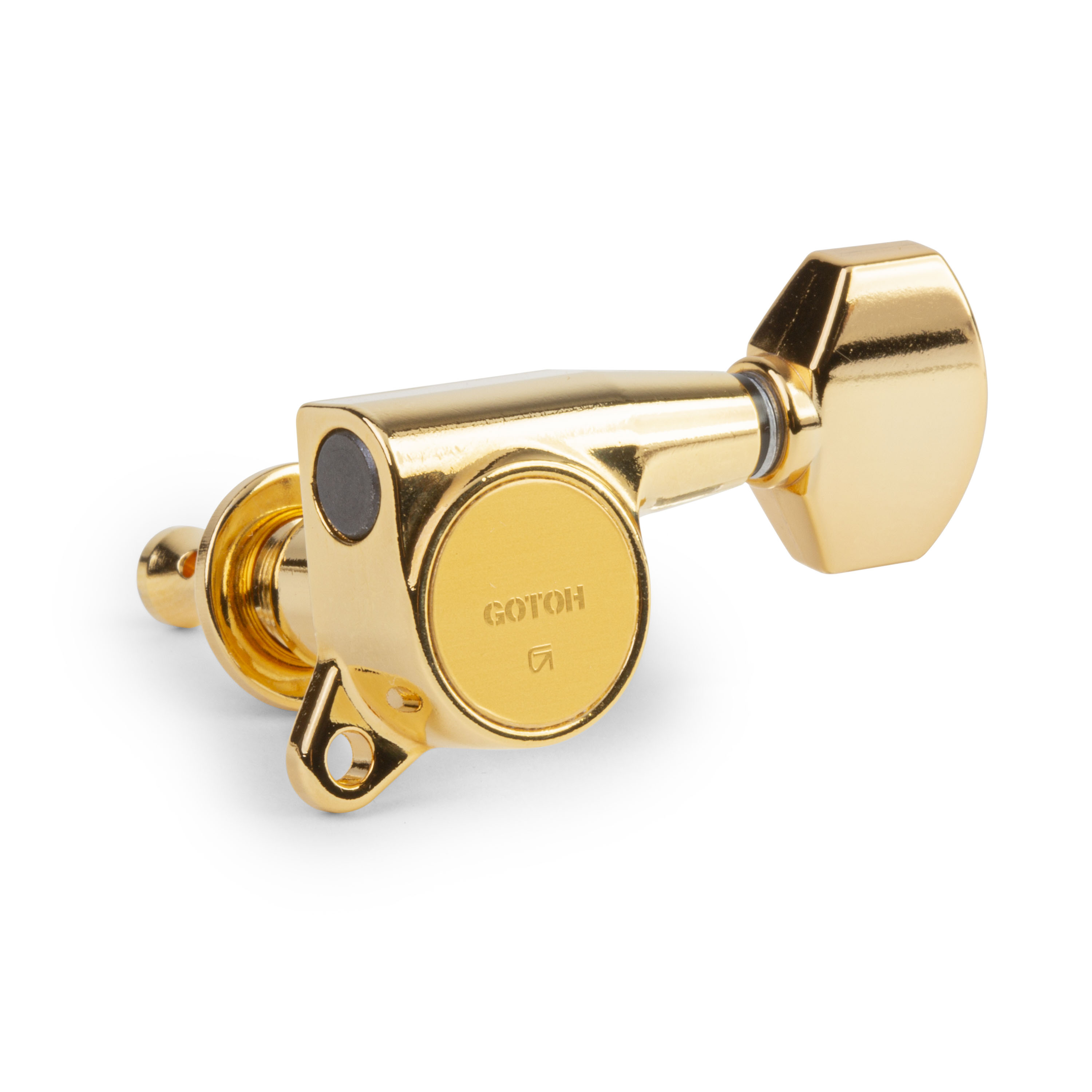 3,3 mécaniques d’accordage Gotoh avec grande tête de style Schaller